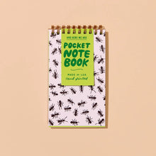 Load image into Gallery viewer, Pocket Size Spiral Notebook - Ants