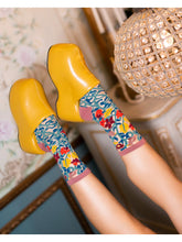 Load image into Gallery viewer, Tapestry Vines Sheer Crew Sock