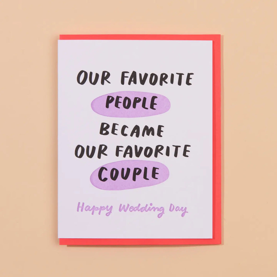 Favorite Couple Card