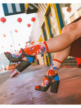 Load image into Gallery viewer, Year Of The Horse Sheer Crew Sock