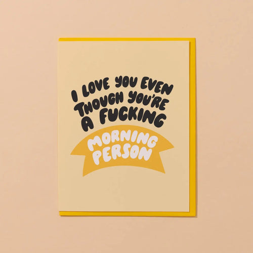 Morning Person Card