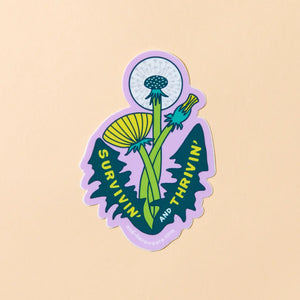 Dandelion Vinyl Sticker