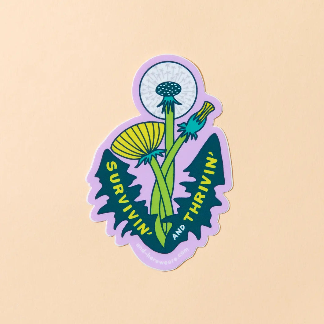Dandelion Vinyl Sticker
