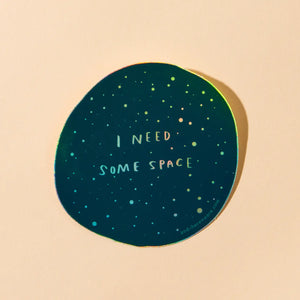 I Need Space Vinyl Sticker