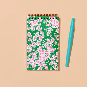 Pocket Size Spiral Notebook - Aster Wildflowers