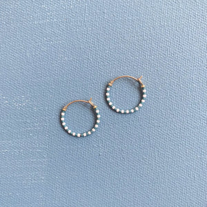 Little Colorloop Hoop - Slate Blue Stripes
