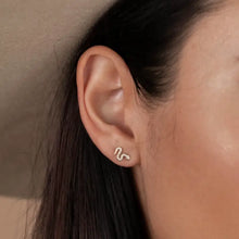 Load image into Gallery viewer, Pave Snake Studs
