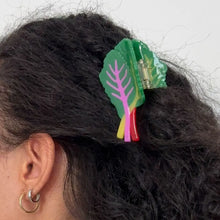 Load image into Gallery viewer, Rainbow Chard Hair Claw