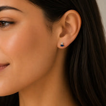Load image into Gallery viewer, Double Stack Earrings - Sapphire