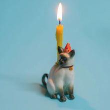 Load image into Gallery viewer, Siamese Cat Cake Topper