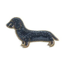 Load image into Gallery viewer, Embroidered Dachshund Brooch
