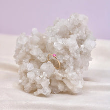 Load image into Gallery viewer, Small Cherry Pink Opal Ring