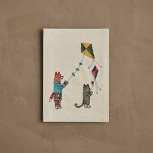 Load image into Gallery viewer, Flying Kite Emrboidered Card