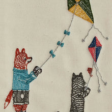 Load image into Gallery viewer, Flying Kite Emrboidered Card
