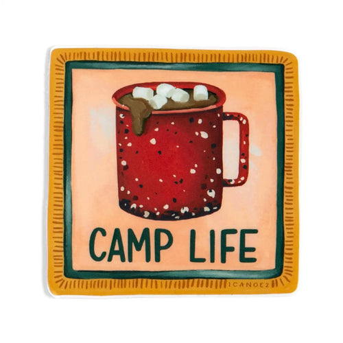 Camp Life Sticker