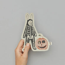Load image into Gallery viewer, Halloween Bunny Felt Friend