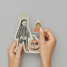 Load image into Gallery viewer, Halloween Bunny Felt Friend