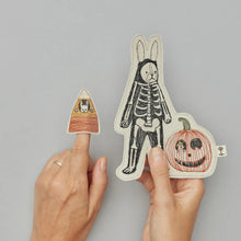Load image into Gallery viewer, Halloween Bunny Felt Friend