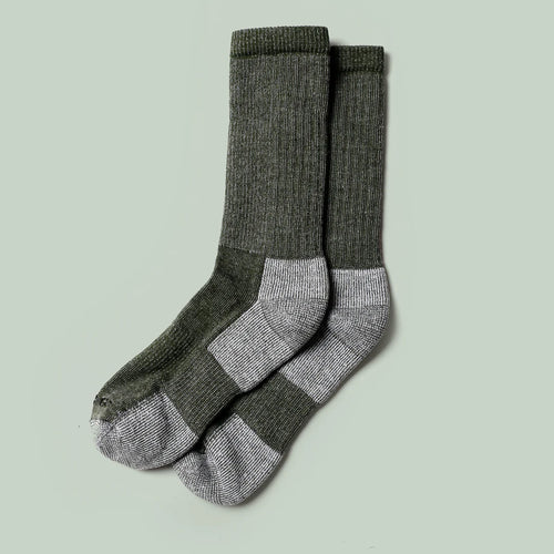 Merino Hiking Socks - Olive