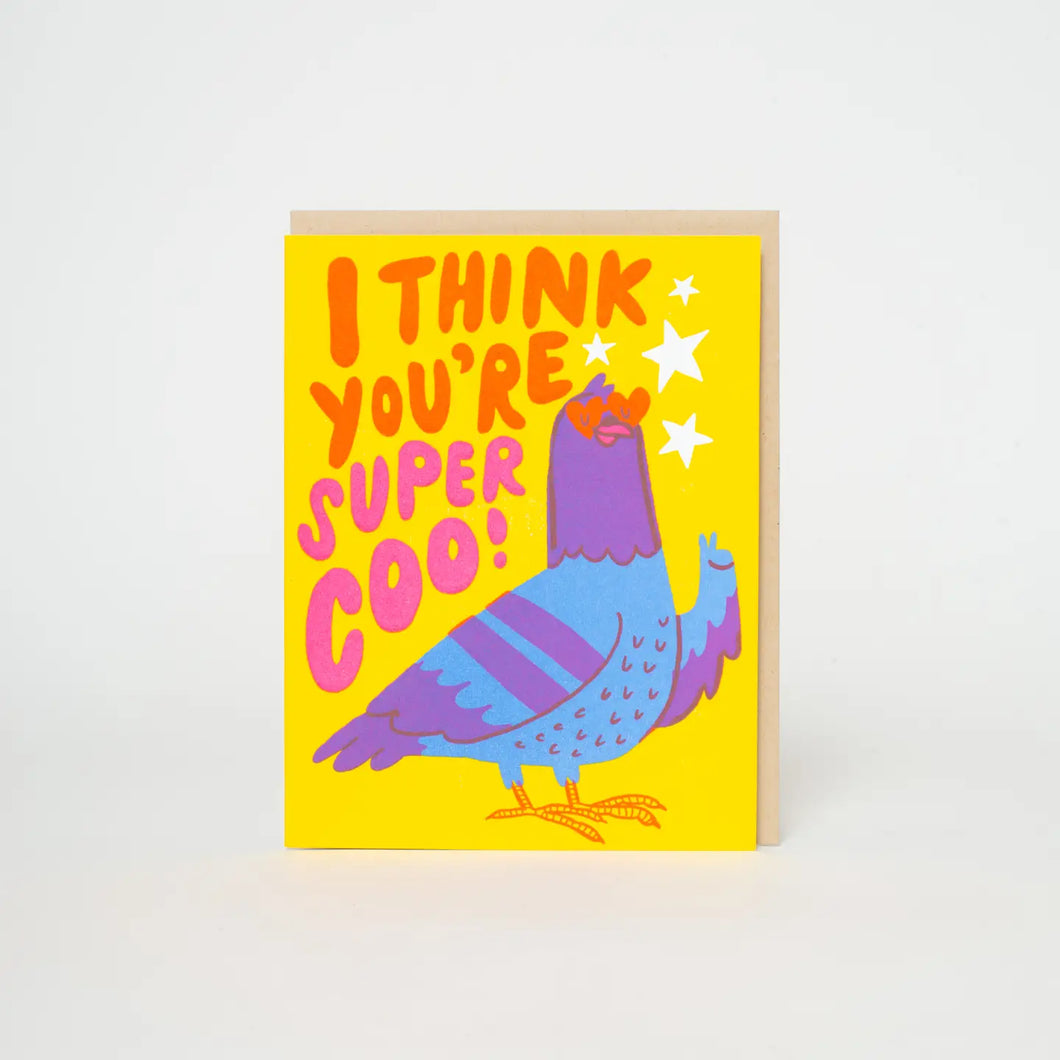 Super Coo Pigeon Card