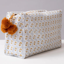 Load image into Gallery viewer, Toiletry Bag - Sunburst Sky Honey