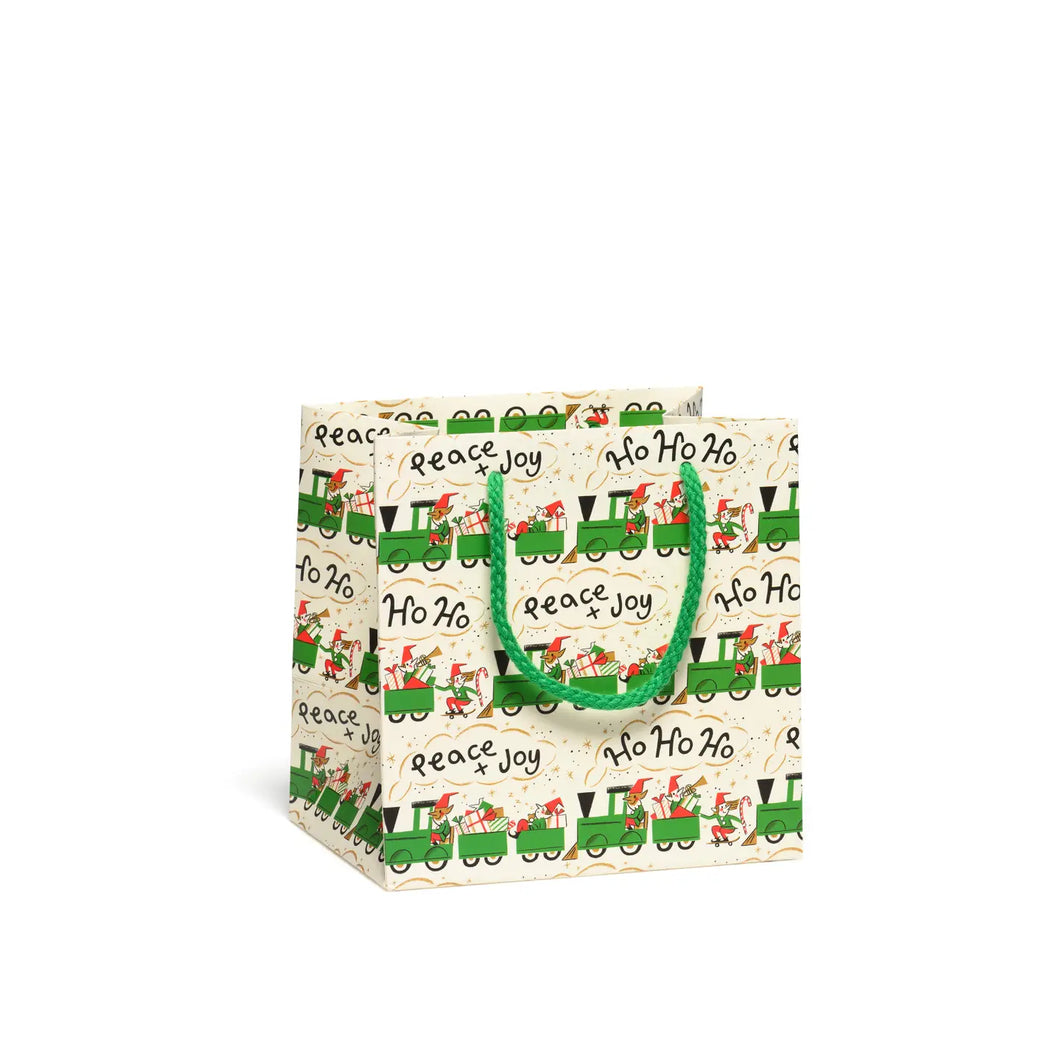 Elf Train Gift Bag - Small