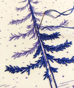 Embroidery Kit - Moonlight Pine