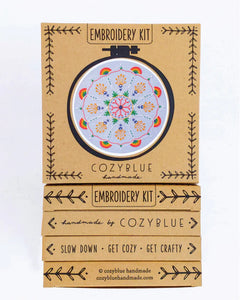 Embroidery Kit - Rainbow Mandala