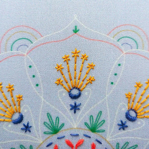 Embroidery Kit - Rainbow Mandala