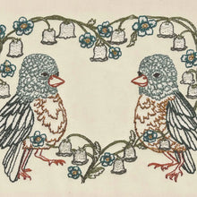 Load image into Gallery viewer, Lily Love Birds Embroidered Card