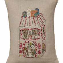 Load image into Gallery viewer, North Pole Toy Workshop Pocket Pillow