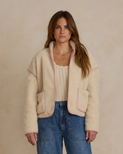 Load image into Gallery viewer, Shearling Jacket - Natural