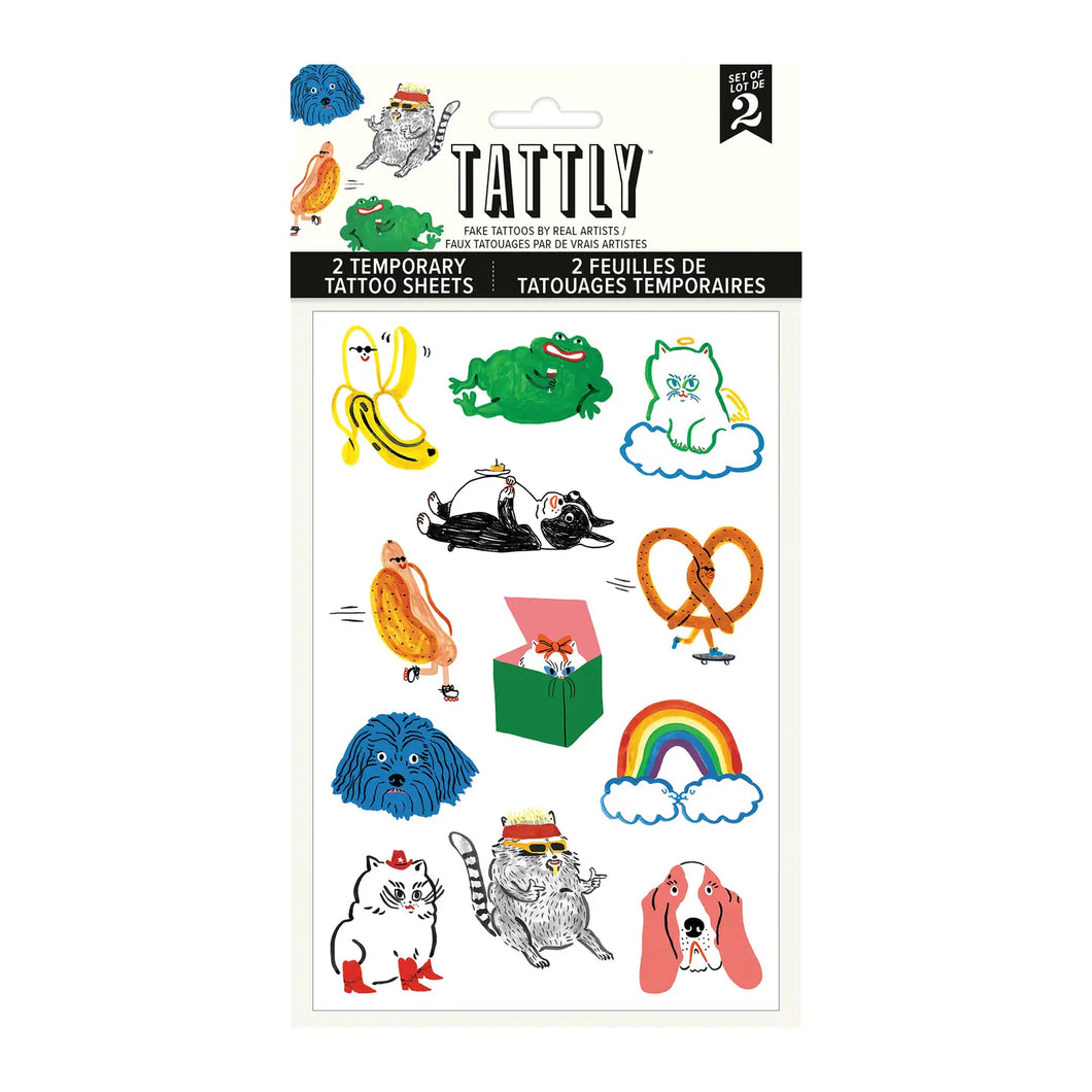 Goofy Chums Tattoo Sheet