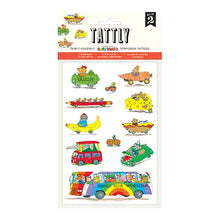 Load image into Gallery viewer, Things That Go Tattoo Sheet