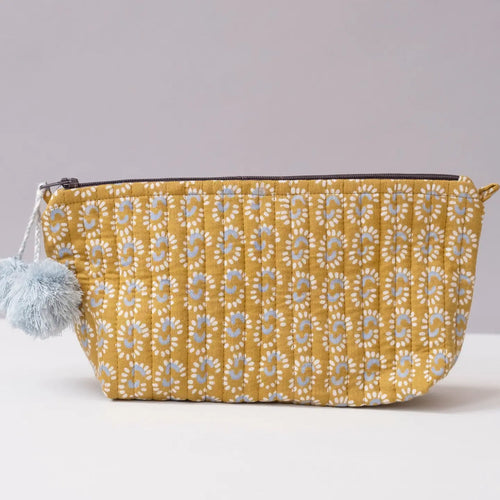Makeup Pouch - Sunburst Dark Honey