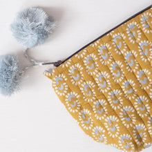 Load image into Gallery viewer, Makeup Pouch - Sunburst Dark Honey