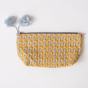 Makeup Pouch - Sunburst Dark Honey
