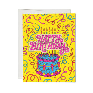 Cake and Confetti card