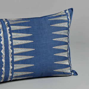 Quill Indigo Lumbar Pillow