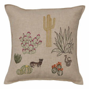 Saguaro Desert Field Pillow