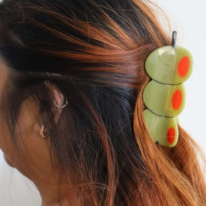 XL Olive Hair Claw