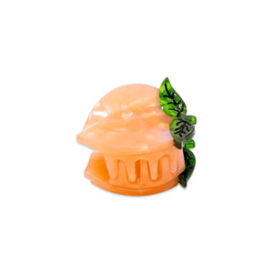 Mini Peach Hair Claw