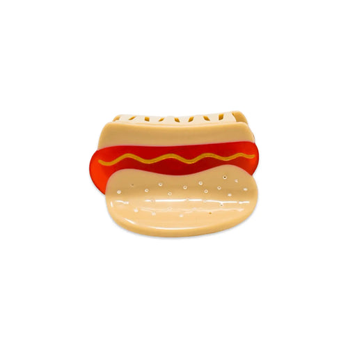 Mini Hot Dog Hair Claw