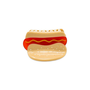 Mini Hot Dog Hair Claw