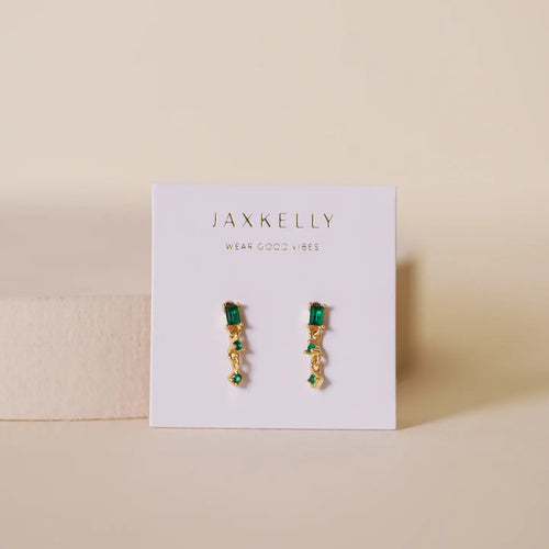 Mini Baguette Drop - Emerald