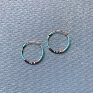 Midi Colorloop Hoop - Bright Aqua