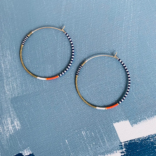 Thinnest Line Hoop - Pimento