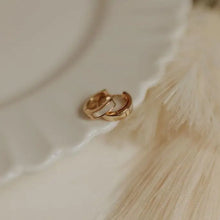 Load image into Gallery viewer, Ruth Pearl Hoops