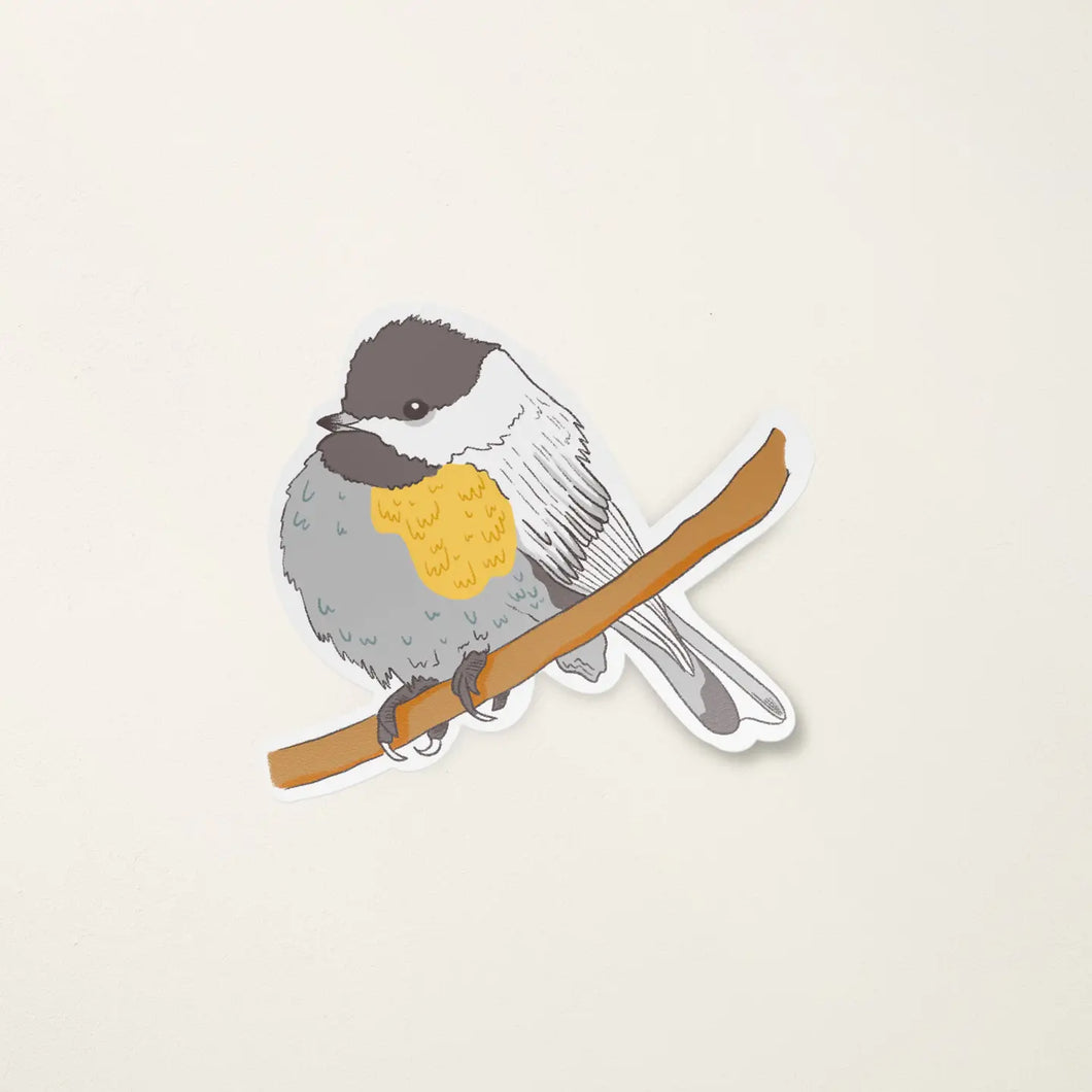 Chickadee Bird Sticker
