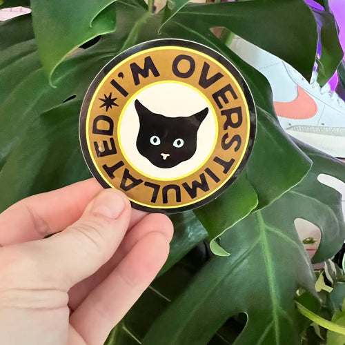 Overstimulated Sticker